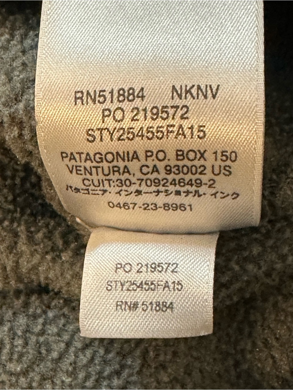 Patagonia Synchilla Snap-T Fleece Pullover Gray Navy Women’s XS - Picture 12 of 12